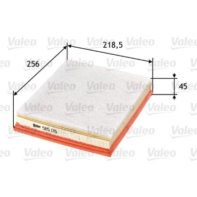 Billede af VALEO 585176 Luftfilter 45 219 254 Filterindsats med forfilter FORD: KA Hatchback