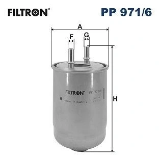 Billede af FILTRON PP 971/6 Brændstoffilter Ledningsfilter 10 RENAULT: MEGANE 3 Grandtour, SCENIC 3,