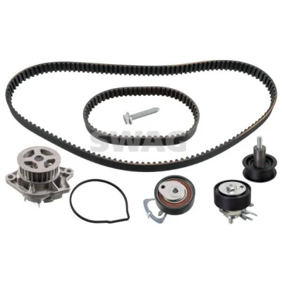 Billede af SWAG 30 94 5118 vandpumpe + Tandremssæt med 130, 58 VOLKSWAGEN: Polo V Hatchback, Golf 5, IV SKODA: Octavia 2 Combi, Fabia