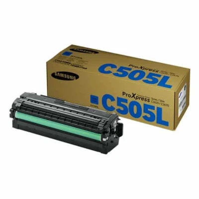 Billede af Samsung CLT C505L Cyan Original Toner