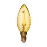 Billede af DANLAMP LED krystalkerte gold 2,5W 922 120lm E14