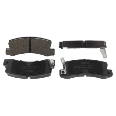 Billede af MAPCO 6570 Bremseklodser bagaksel med akustisk advarsel for slid anti knirke plade TOYOTA: Corolla VIII Compact, Liftback