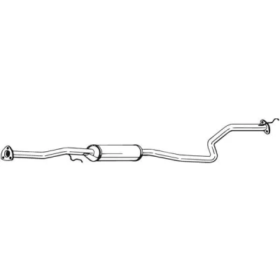 Billede af BOSAL 287 251 Midterste Lyddæmper HONDA: CIVIC 6 Stufenheck