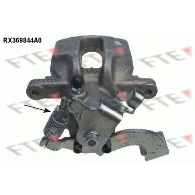 Billede af FTE 9290467 Bremsekaliber grå Aluminium Bagaksel højre uden holder TOYOTA: Auris Hatchback, Stationcar
