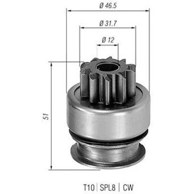 Billede af MAGNETI MARELLI 940113020177 Spidshjul, starter