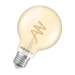Billede af OSRAM LED Vintage G80 E27 4,9W 922 Spiral Filament gold dæmpbar