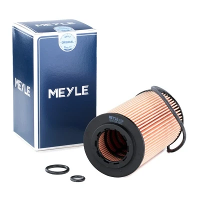 Billede af MEYLE 014 018 0012 Oliefilter ORIGINAL Quality med pakning Filterindsats MERCEDES BENZ: C klasse T modell, E Sedan