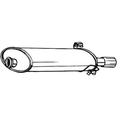Billede af BOSAL 190 235 Lydpotte PEUGEOT: 306 Hatchback