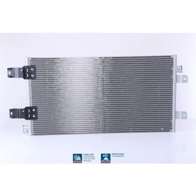 Billede af NISSENS 940186 Kondensator uden tørrer Aluminium 727 R 134a