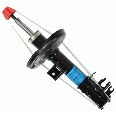 Billede af SACHS 315 464 Støddæmper højre Gastryk dobbeltrør Fjederben øverste stift FIAT: 500 Hatchback, C Cabriolet