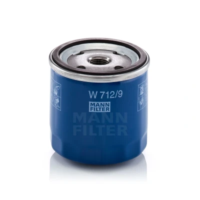 Billede af MANN filter W 712/9 Oliefilter M 16 X 1.5 med en returløbs stop ventil Påskruet CITROËN: 2CV Sedan, PEUGEOT: 205 II Hatchback