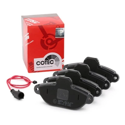 Billede af TRW COTEC GDB1115 Bremseklodser Inkl. slidadvarselskontakt FIAT: Panda II Hatchback, Punto I LANCIA: Y