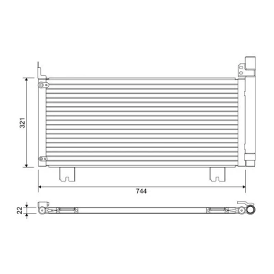 Billede af VALEO 822651 Kondensator med tørrer Aluminium 321