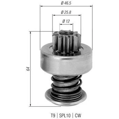 Billede af MAGNETI MARELLI 940113020278 Spidshjul, starter