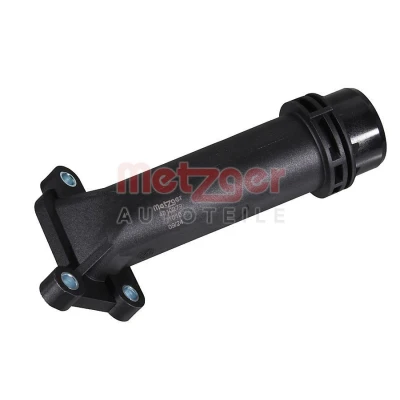 Billede af METZGER 4010279 Kølemiddelflange plastik Cylinderhoved, langs med pakning BMW: 3 Sedan, 5 GT, Touring