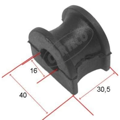 Billede af CORTECO 21652984 Stabilisatorbøsning 16 40 FORD: Escort 5 Kombi