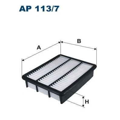 Billede af FILTRON AP 113/7 Luftfilter 58,5 202 250 Filterindsats MAZDA: 6 Stationcar, CX 5 II, 3 Hatchback