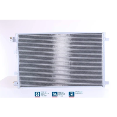 Billede af NISSENS 940038 Kondensator uden tørrer Aluminium 643 R 134a NISSAN: Qashqai / Qashqai+2 I