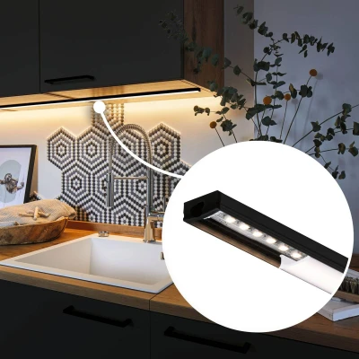 Billede af Paulmann Base aluminiumprofil med diffusor, 200 cm