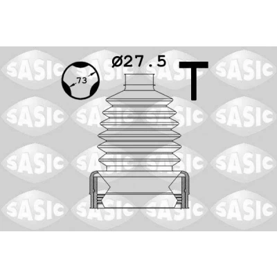 Billede af SASIC 1906069 Drivakselmanchet foraksel, gearkasse monteret Termoplast FORD: FOCUS 3 Turnier, FIESTA 6, C Max 2
