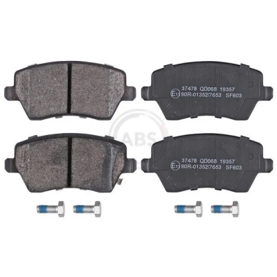 Billede af A.B.S. 37478 Bremseklodser med akustisk advarsel for slid SUZUKI: SWIFT 3, Splash, SX4 I Hatchback, NISSAN: MICRA 4, 5, Note II Hatchback