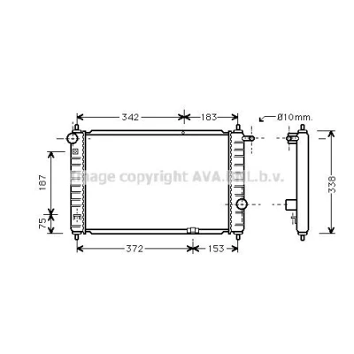 Billede af PRASCO DW5013 Kondensator 11,8 11,6 Aluminium 619