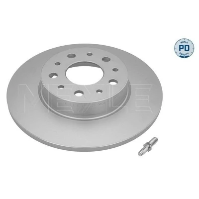 Billede af MEYLE 215 523 0036/PD Bremseskiver bagaksel 251 10 5 98 fuldstændigt Zink lamel belagt med skruer FIAT: Tipo Stationcar, 500L, Hatchback
