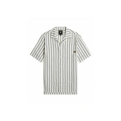 Billede af G STAR Regular Skjorter, Herre, Størrelse: Large, Shadow olive bold stripe