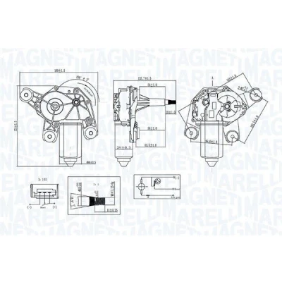 Billede af Viskermotor MAGNETI MARELLI 064071200010