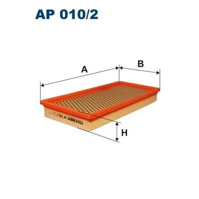 Billede af FILTRON AP 010/2 Luftfilter 41,5 157 332 Filterindsats MERCEDES BENZ: W124 Sedan, E klasse SL Cabriolet