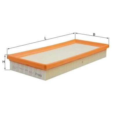 Billede af MAHLE ORIGINAL LX 854 Luftfilter 42,1 135 323,0 Filterindsats FIAT: Punto II Hatchback