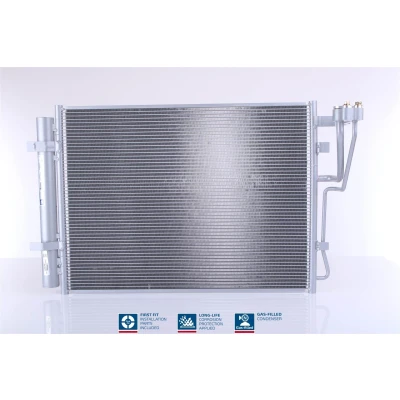 Billede af NISSENS 940252 Kondensator uden tørrer Aluminium 522 R 134a
