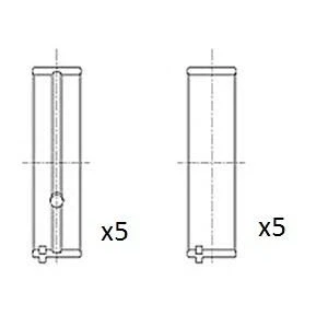 Billede af FAI AutoParts BM1038 STD Krumtapakselleje PEUGEOT: 205 F Van, 5008 I, 306 Hatchback, FORD: S Max Mk1, SUZUKI: Baleno I Sedan