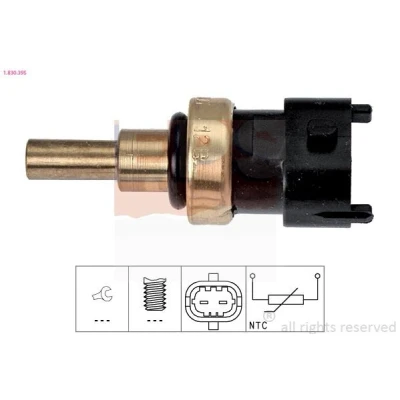 Billede af EPS 1.830.395 Kølevæsketemperatur Sensor Made in Italy OE Equivalent brun FIAT: 500 Hatchback