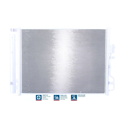 Billede af NISSENS 941072 Kondensator med tørrer Aluminium 531 R 134a