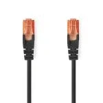 Billede af Kat 6 kabel RJ45 Han U/UTP 2.00 m Runde PVC Sort Label