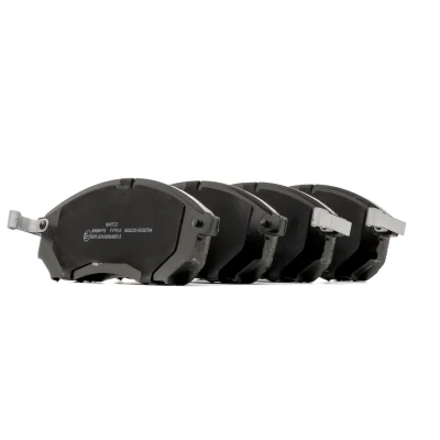 Billede af MAPCO 6968HPS Bremseklodser foraksel med akustisk advarsel for slid NISSAN: Qashqai / Qashqai+2 I, Leaf NP300 Navara Pick up, INFINITI: FX SUV