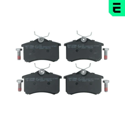 Billede af OPTIMAL BP 10066 Bremseklodser bagaksel med bremsecaliperskruer VOLKSWAGEN: Polo V Hatchback, Golf 6, 4, SKODA: Octavia 3 Combi