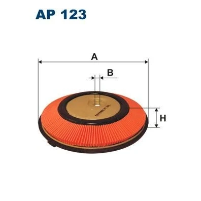 Billede af FILTRON AP 123 Luftfilter 42 276 Filterindsats NISSAN: Primera Sedan