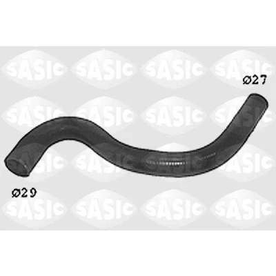 Billede af SASIC SWH0488 Kølerslanger nede til venstre PEUGEOT: 206 Hatchback