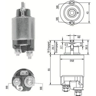 Billede af Magnetafbryder, starter MAGNETI MARELLI 940113050233