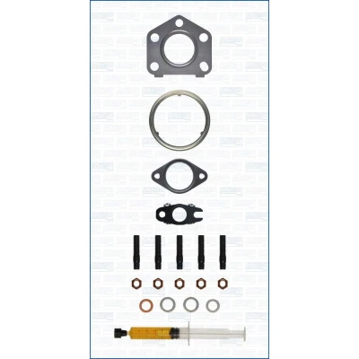 Billede af AJUSA JTC12255 Montagesæt, lader with studs, syringe oil med pakninger monteringsvejledning FIAT: Punto III Hatchback, 500L