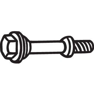 Billede af BOSAL 258 942 Skrue, udstødningssystem M10 52 SUZUKI: Splash, OPEL: Agila B