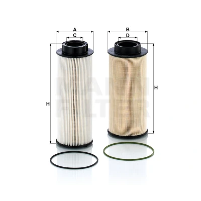 Billede af MANN FILTER PU 10 016 2 z Brændstoffilter Filterindsats med pakning