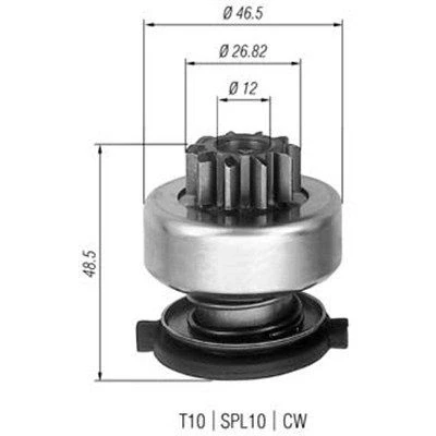 Billede af MAGNETI MARELLI 940113020309 Spidshjul, starter