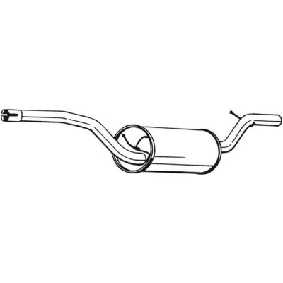 Billede af BOSAL 278 165 Midterste Lyddæmper FORD: Focus 2 Kombi, C Max,