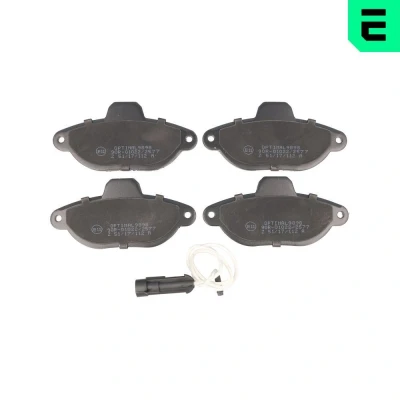 Billede af OPTIMAL BP 09898 Bremseklodser foraksel Inkl. slidadvarselskontakt FIAT: Punto II Hatchback, I Cabriolet, LANCIA: Y
