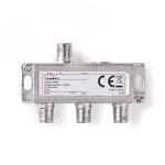 Billede af Sat Splitter 5 2400 MHz Tab af indsættelse: 10.5 dB Antal output: 3 75 Ohm Zinc