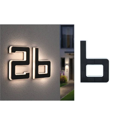 Billede af Paulmann LED solcellebogstav b
