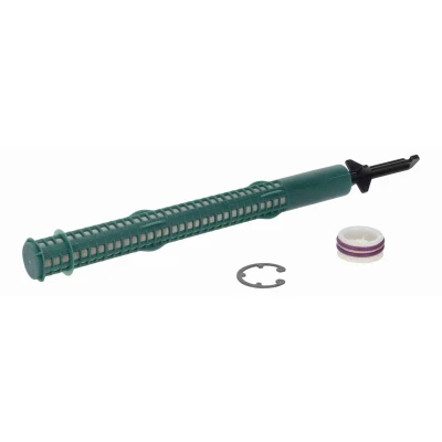Billede af VEMO V10 06 0043 Tørrer R134a plastik med befæstelsesmateriale SKODA: Fabia 2, SEAT: Ibiza 4, VOLKSWAGEN: Polo V Hatchback
